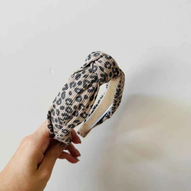 Knoop Haarband - Panterprint