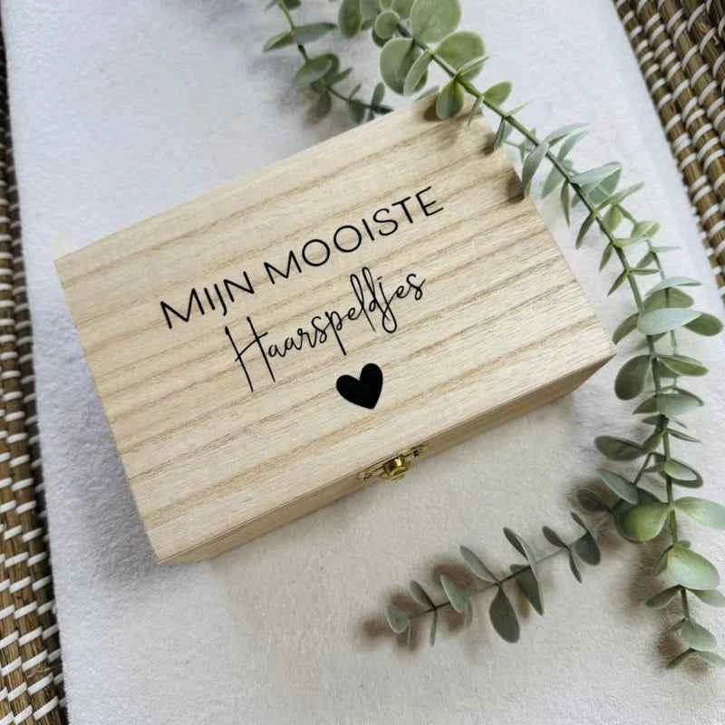 Bewaarkistje XL - Mijn mooiste haarspeldjes