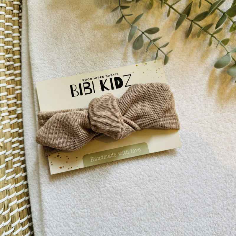 Haarband - Katoen beige