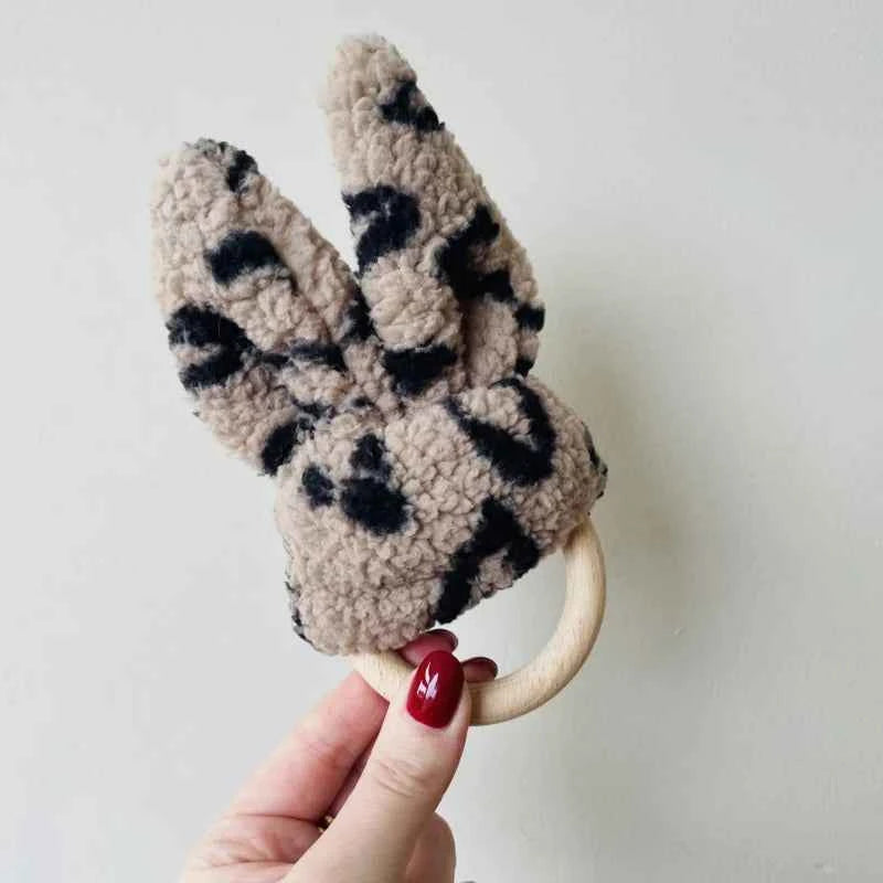 Bijtspeeltje Teddy - Leopard Beige