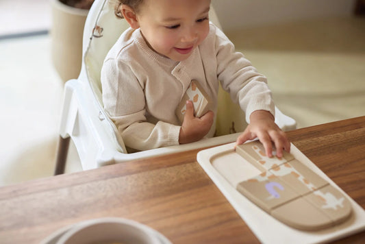 Houten puzzel - Jungle Giraf - Bibi Kidz - Kinderhaarspeldjes en baby accessoires voor pasgeboren baby bij Bibi Kidz, zachte babykleding, speendoekjes, spenen en gepersonaliseerde kraamcadeaus voor baby’s.