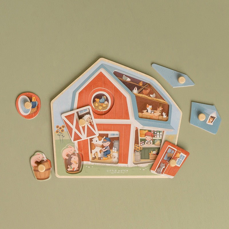 Houten puzzel - Bibi Kidz - Kinderhaarspeldjes en baby accessoires voor pasgeboren baby bij Bibi Kidz, zachte babykleding, speendoekjes, spenen en gepersonaliseerde kraamcadeaus voor baby’s.