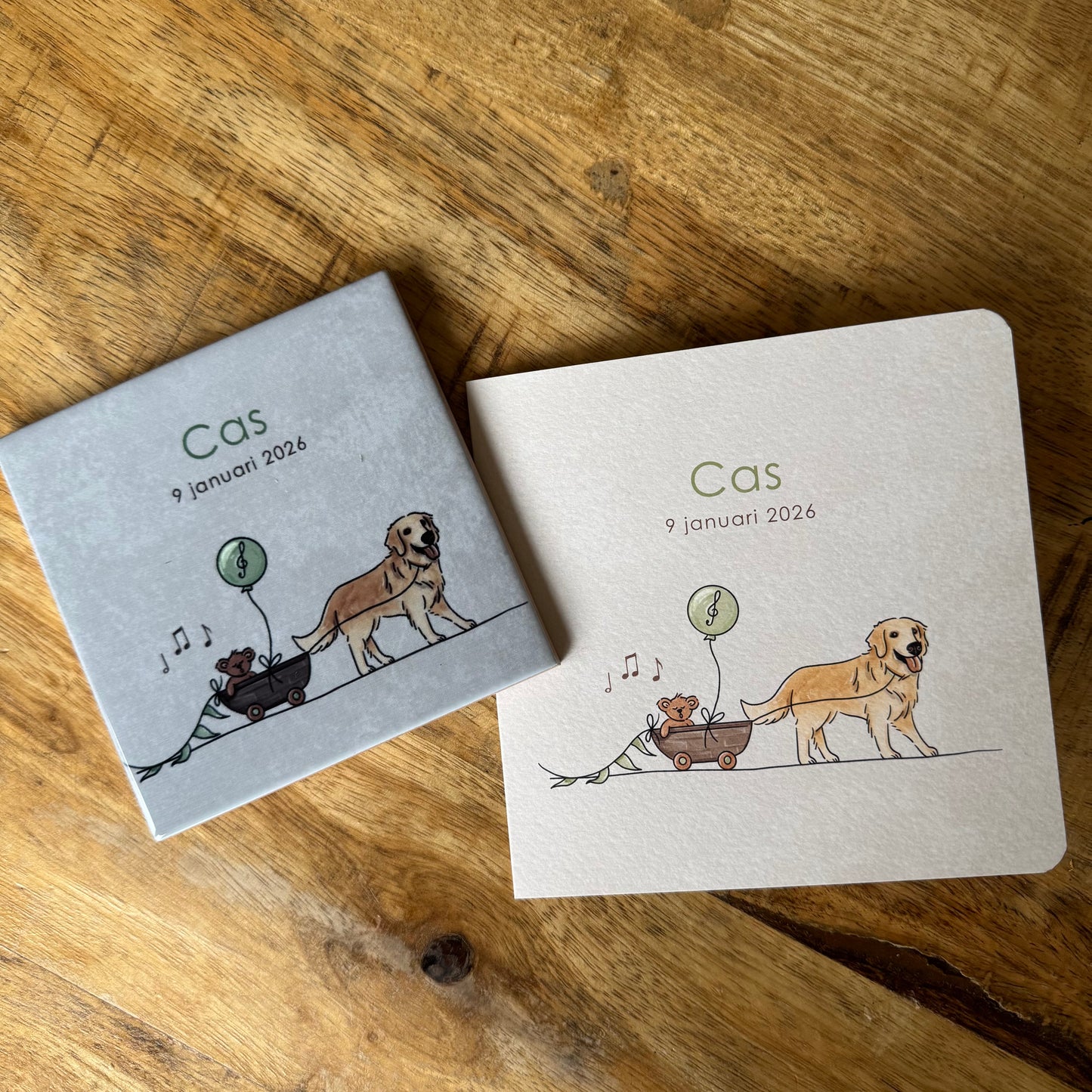 Tegel - Geboortekaartje