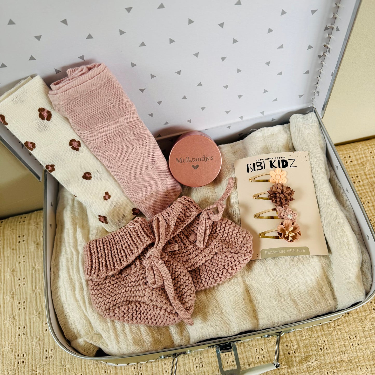 Cadeaubox Slofjes roze