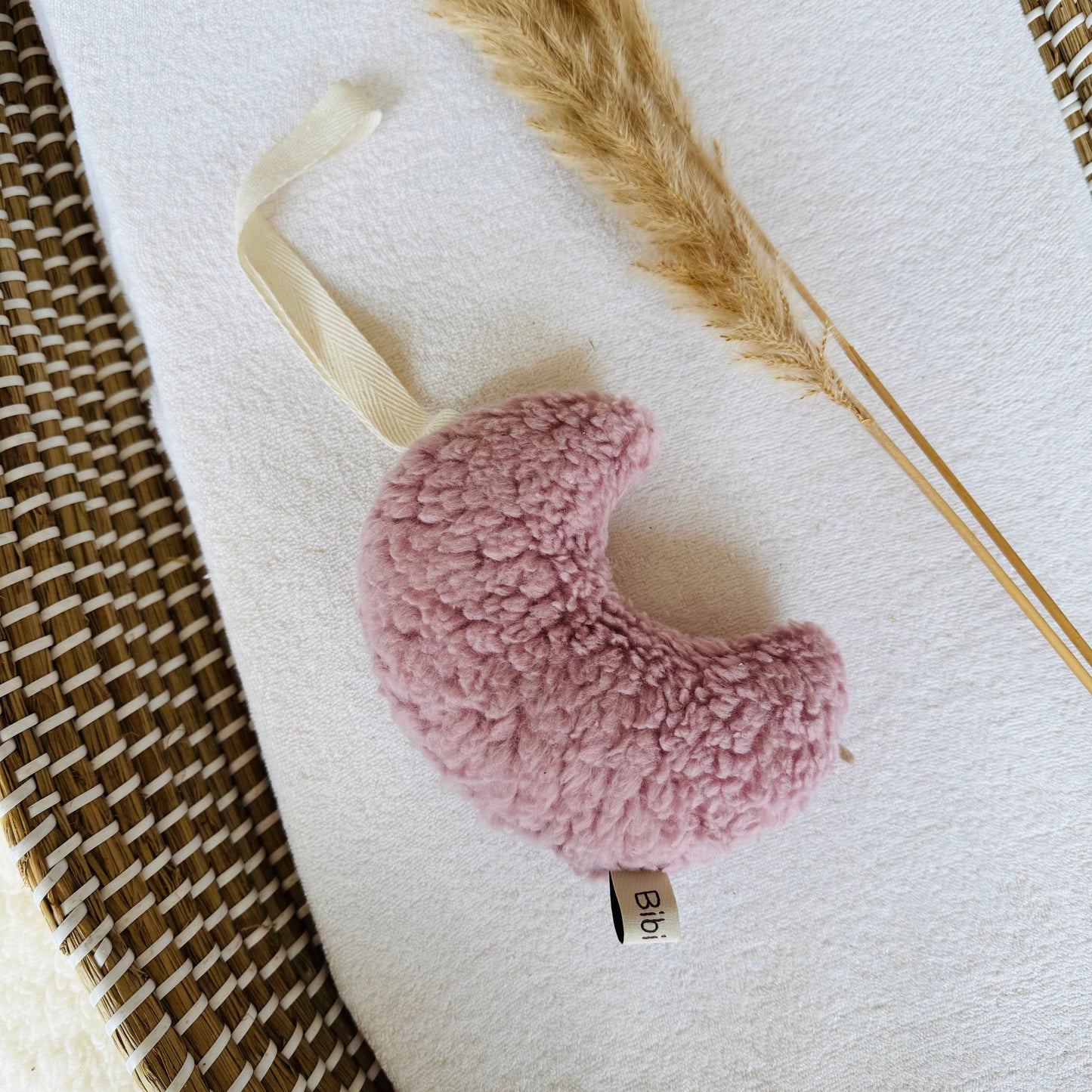Speendoekje Maan Zachte Vulling Oud roze