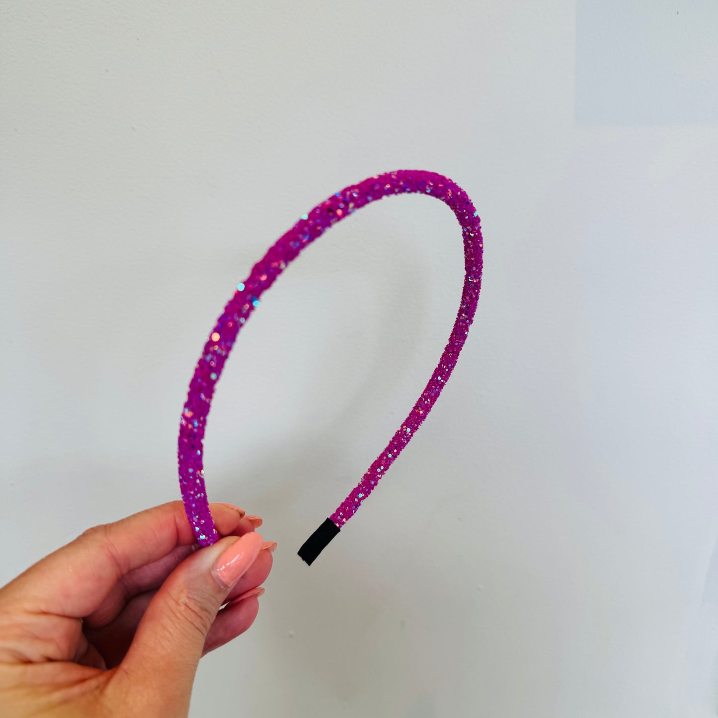 Haarband - Glitter paars