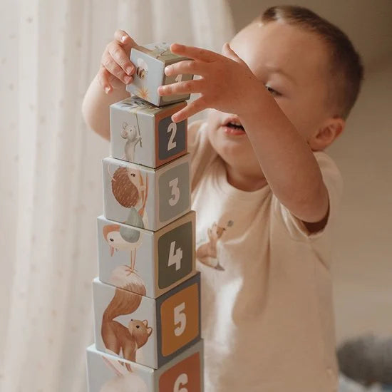 Little Dutch Stapelblokken - Forest Friends FSC