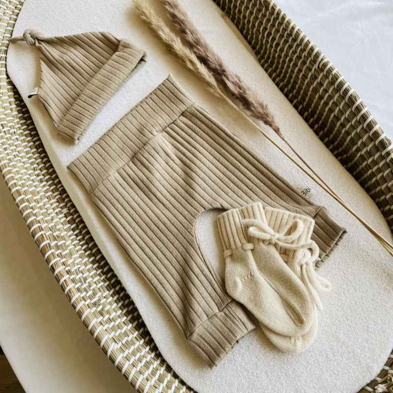 Broekje - Beige Rib