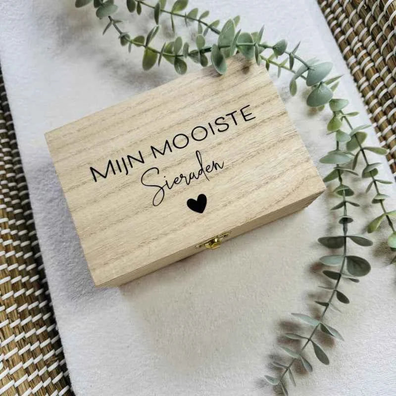 Bewaarkistje XL - Mijn mooiste sieraden