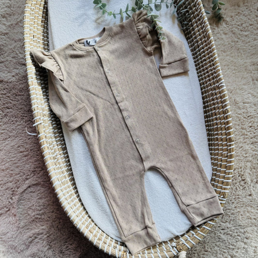 Boxpakje - Ruffle pointelle Naturel