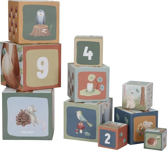 Little Dutch Stapelblokken - Forest Friends FSC