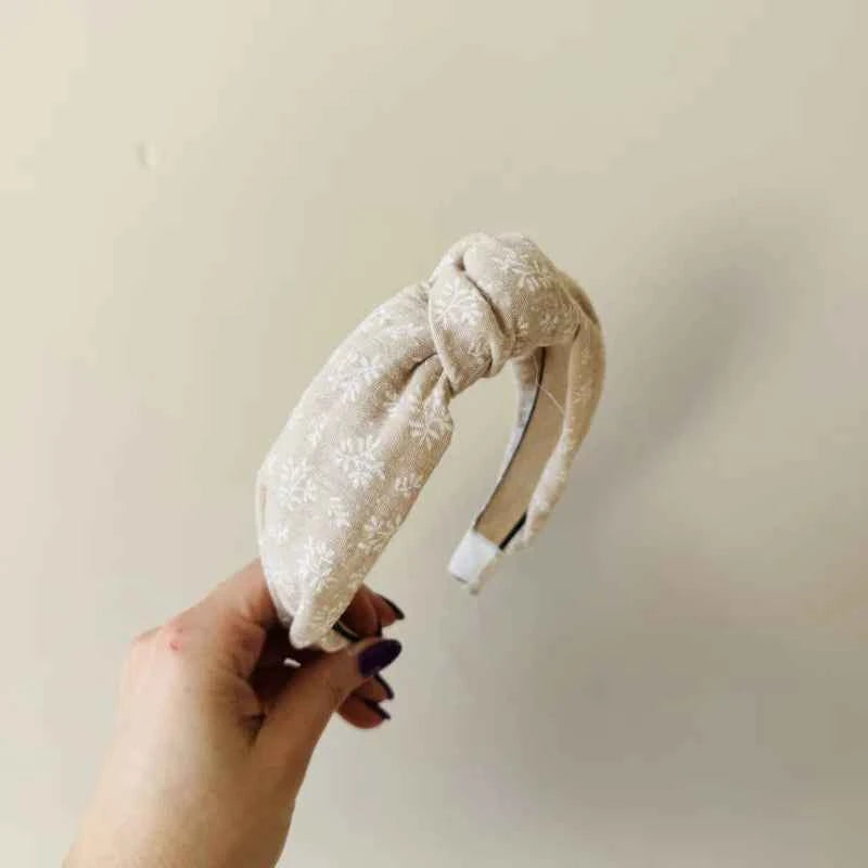 Knoop Haarband - Hydrofiel takjes