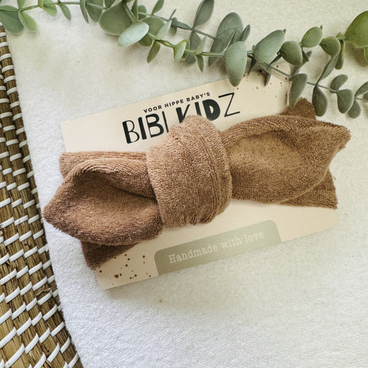 Haarband - Badstof Cacao