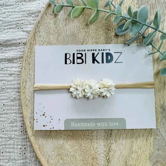 Haarbandje Bloemen Sand