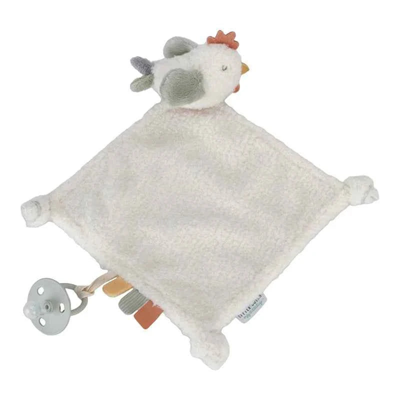 Little Farm - Knuffeldoekje kip