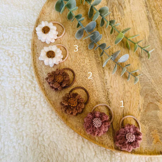 Haar Elastiekjes Bloem - Per 2