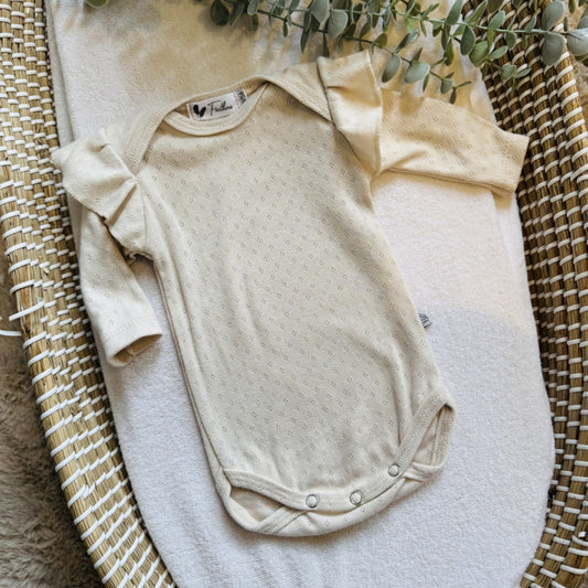Romper ruffle - Naturel beige
