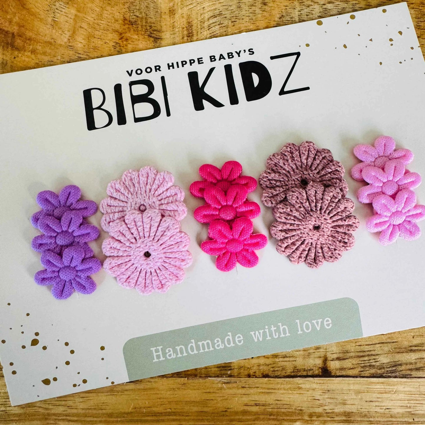 Setje 13 flower Antislip Haarspeldjes