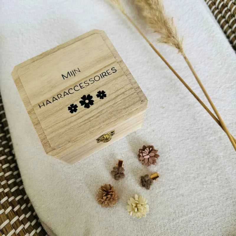 Bewaarkistje - Mooiste haaraccessoires