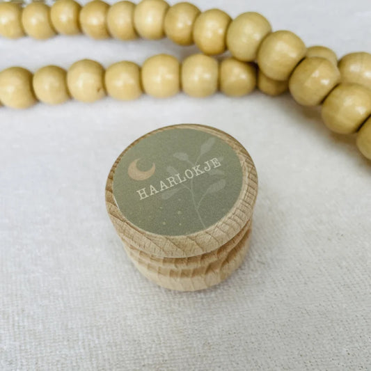 Bewaardoosje Green - Haarlokje