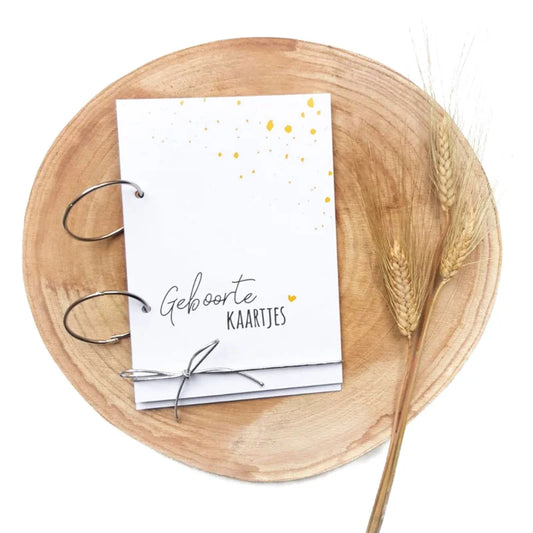 Geboortekaartjesbundel - Oker Geel