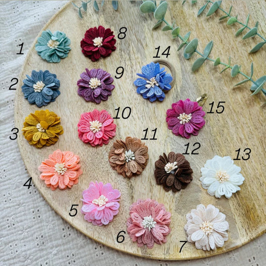 Haarspeld grote Bloem (Meerdere kleuren)