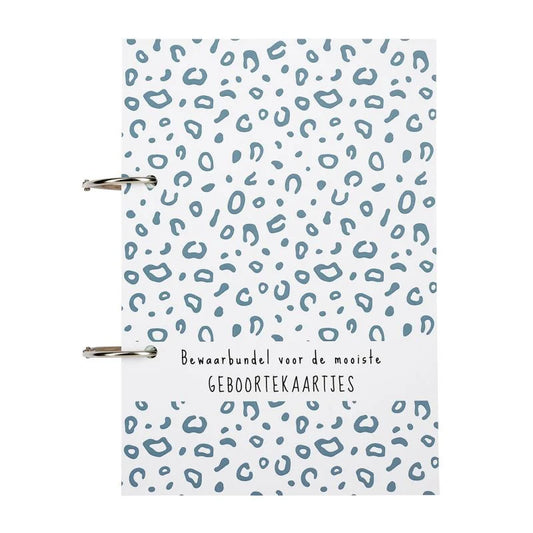 Geboortekaartjesbundel Bubbles - Denim