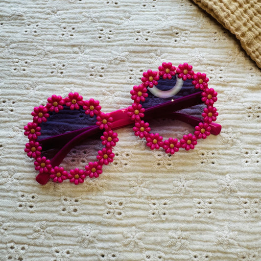 Zonnebril - bloemen kers