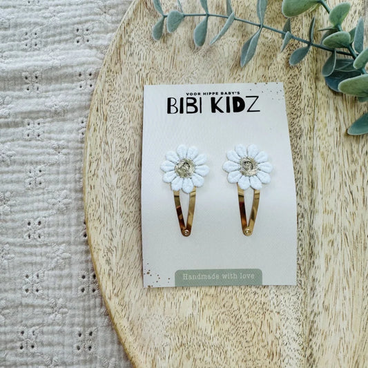 Haarspeldje Madelief -Zilver