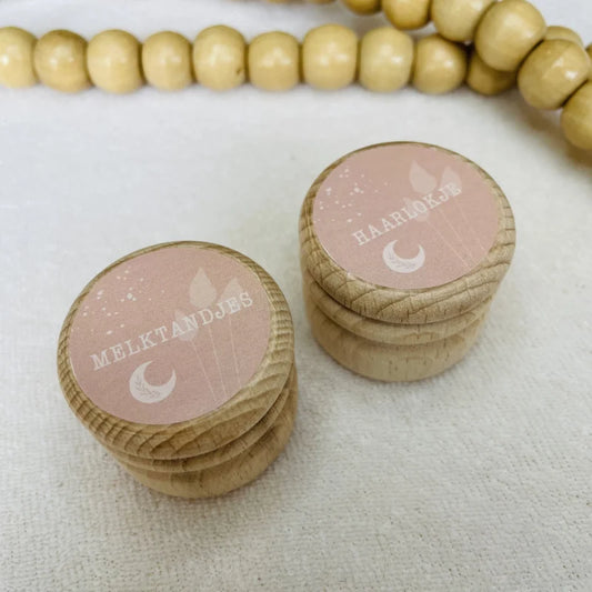 Bewaardoosje Pink - Haarlokje