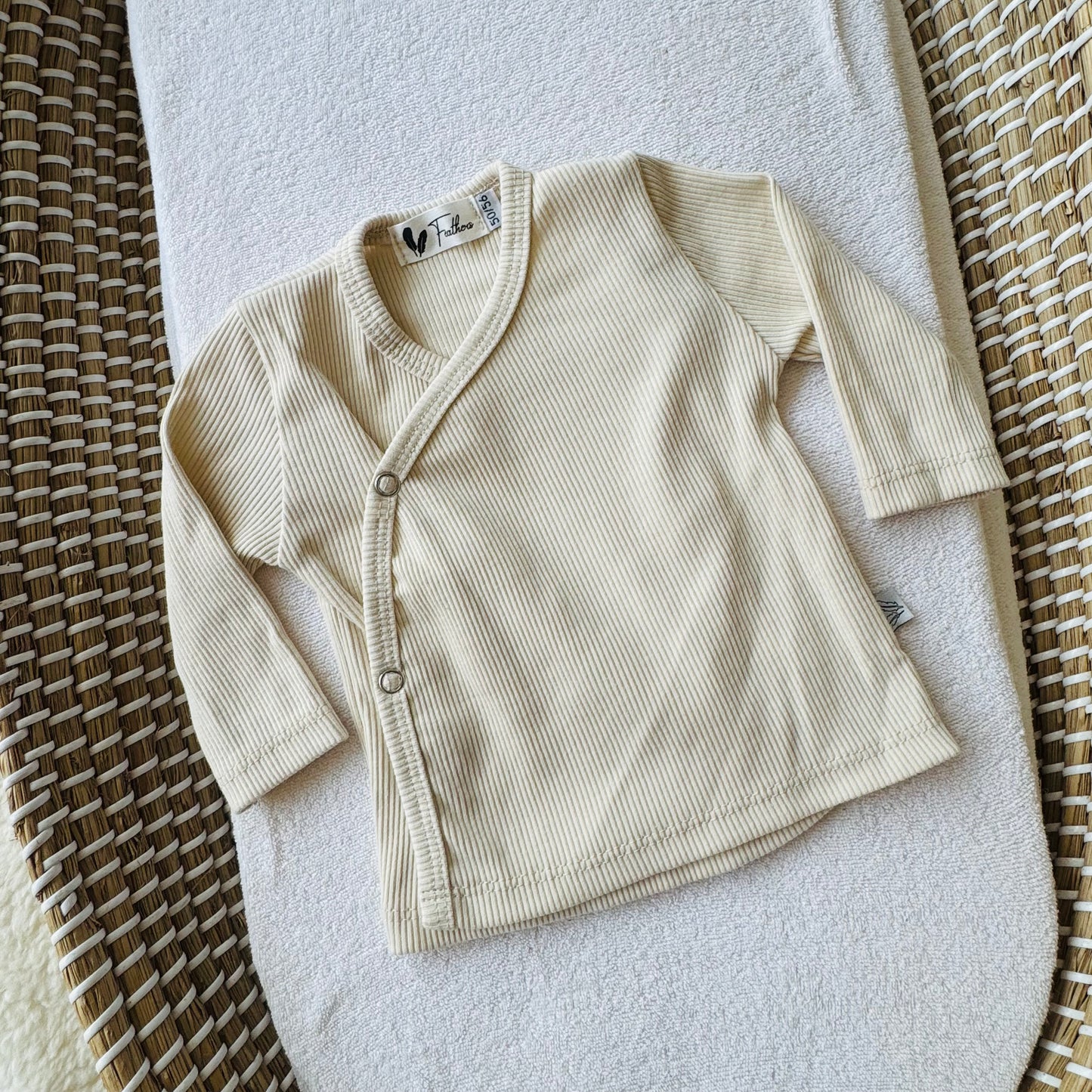 Shirtje Rib- Naturel beige