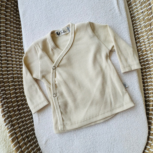 Shirtje Rib- Naturel beige