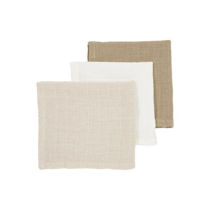 Hydrofiele doeken pre-washed Offwhite/Soft Sand/Taupe