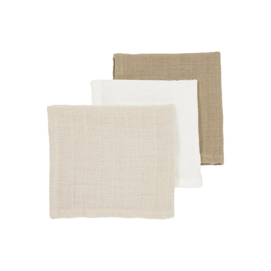 Hydrofiele doeken pre-washed Offwhite/Soft Sand/Taupe