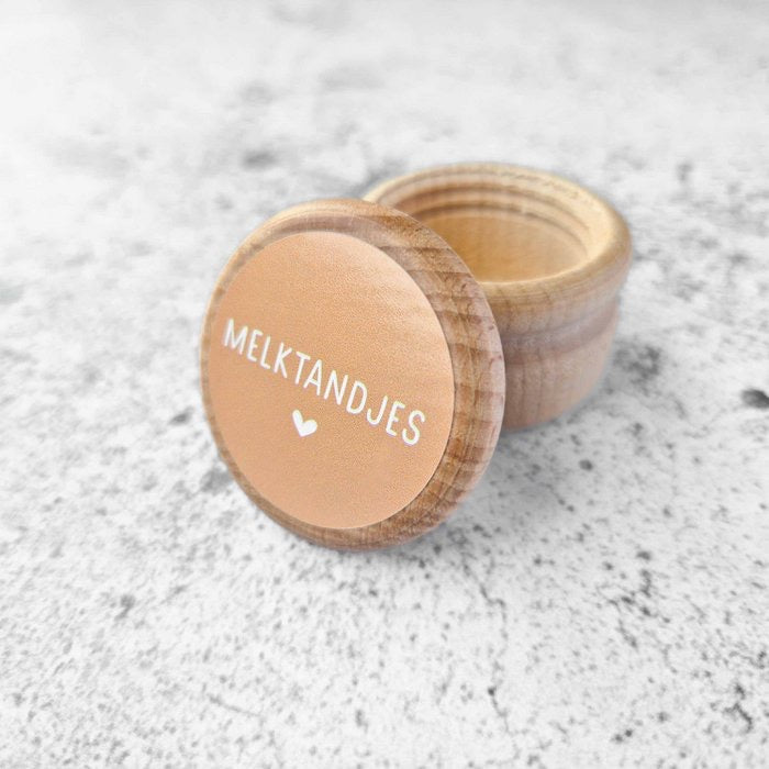 Bewaardoosje Peach - Melktandjes