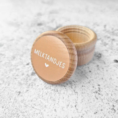 Bewaardoosje Peach - Melktandjes