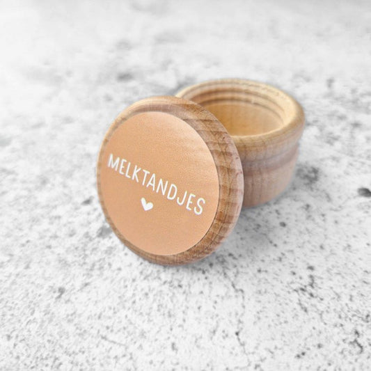 Bewaardoosje Peach - Melktandjes