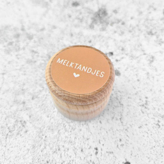 Bewaardoosje Peach - Melktandjes