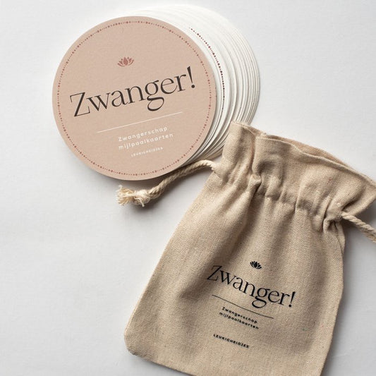 Zwangerschap mijlpaalkaarten