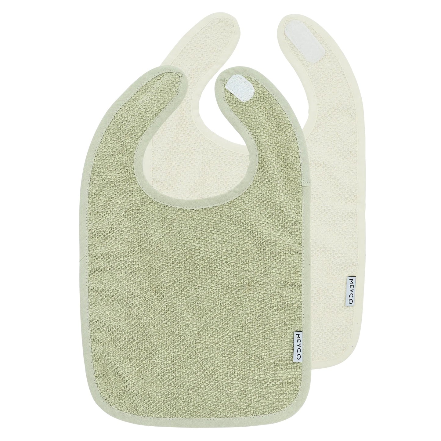 Slab Klittenband Popcorn - Natural/Soft Olive