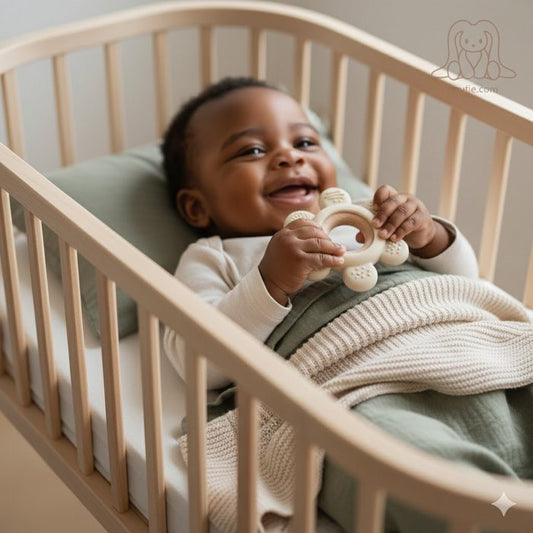 Bijtspeeltje Flower - Zand