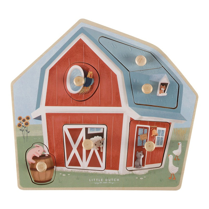 Houten puzzel - Bibi Kidz - Kinderhaarspeldjes en baby accessoires voor pasgeboren baby bij Bibi Kidz, zachte babykleding, speendoekjes, spenen en gepersonaliseerde kraamcadeaus voor baby’s.