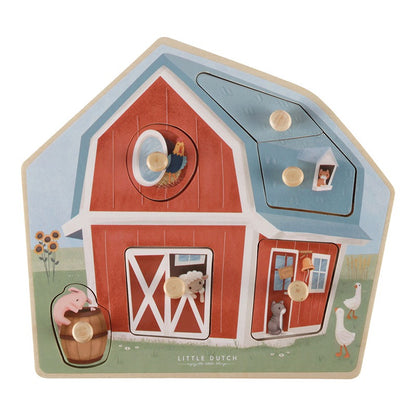 Houten puzzel - Bibi Kidz - Kinderhaarspeldjes en baby accessoires voor pasgeboren baby bij Bibi Kidz, zachte babykleding, speendoekjes, spenen en gepersonaliseerde kraamcadeaus voor baby’s.