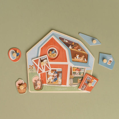 Houten puzzel - Bibi Kidz - Kinderhaarspeldjes en baby accessoires voor pasgeboren baby bij Bibi Kidz, zachte babykleding, speendoekjes, spenen en gepersonaliseerde kraamcadeaus voor baby’s.