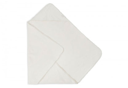 Badcape embroidery ivory