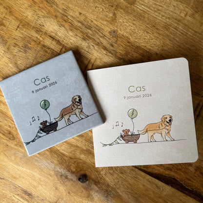 Tegel - Geboortekaartje