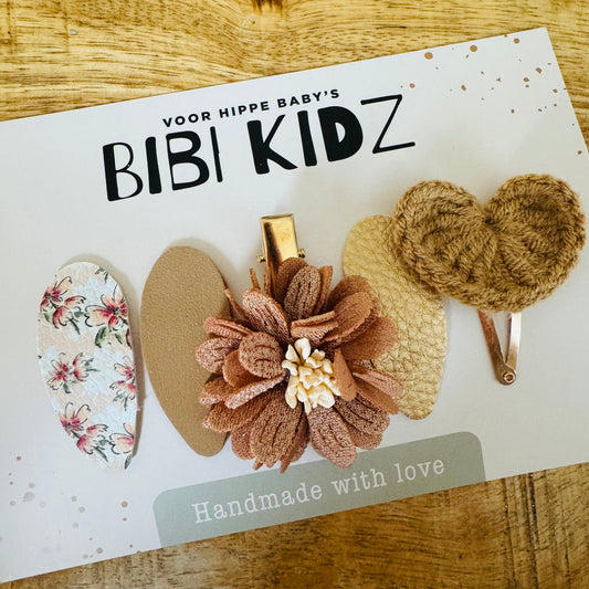 Setje 2 Suus Haarspeldjes bloem