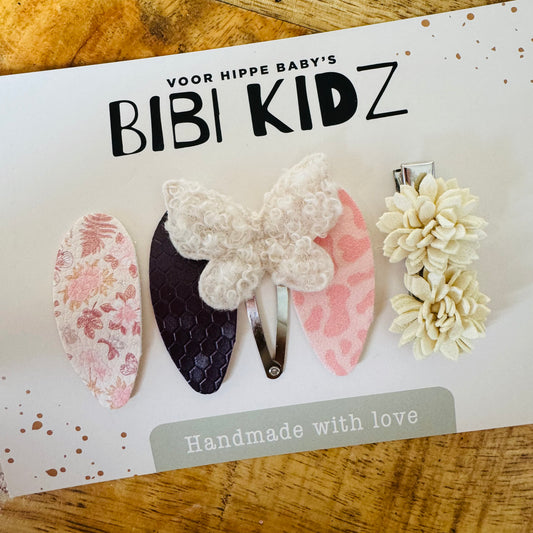 Setje 11 Suus Haarspeldjes bloem