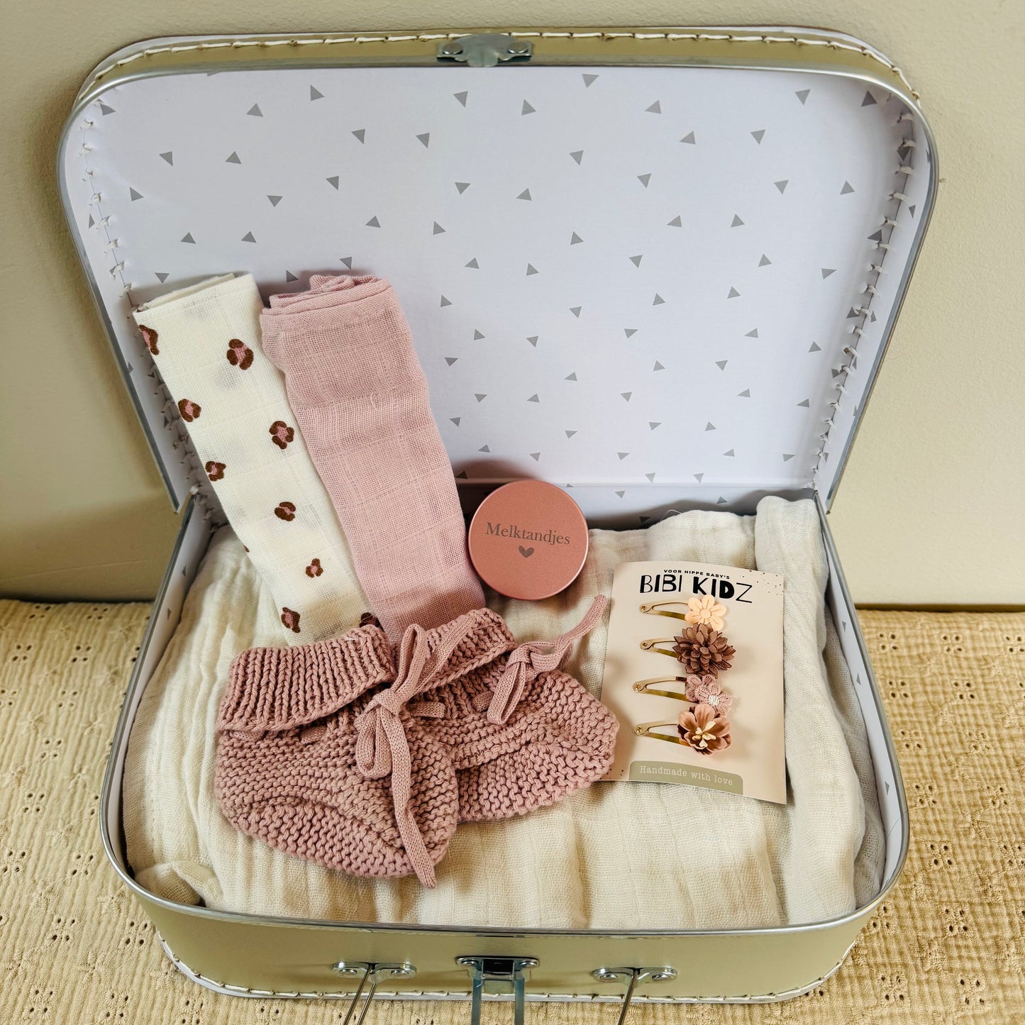 Cadeaubox Slofjes roze