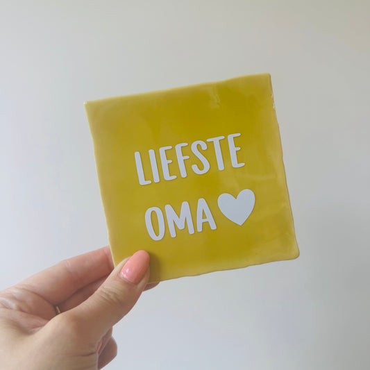 Tegel - Liefste oma